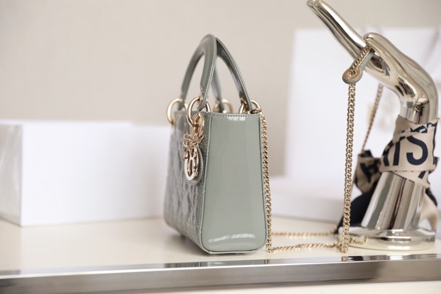 レディ 17 グレー カナージュ柄