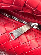 MINI JODIE 27 IN RED LAMBSKIN