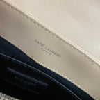 ルル スモール 25インチ ベージュ ラムスキン シルバー金具