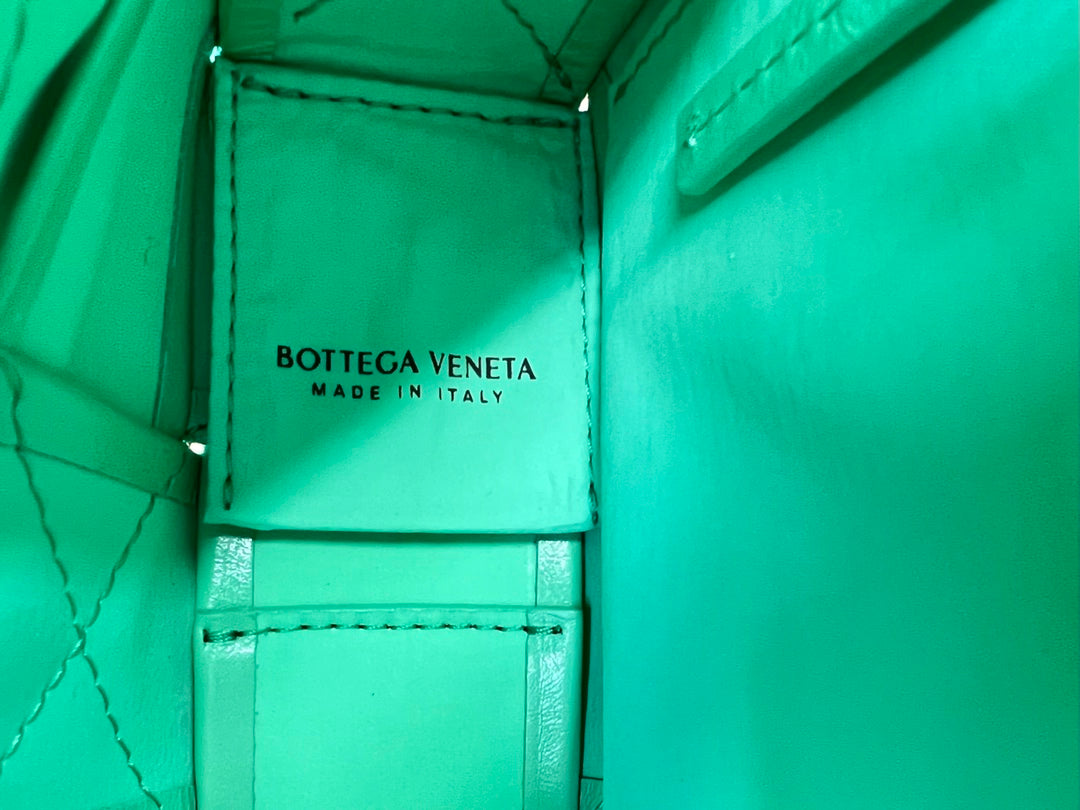 ライトグリーンカーフスキン製スモールカセット23