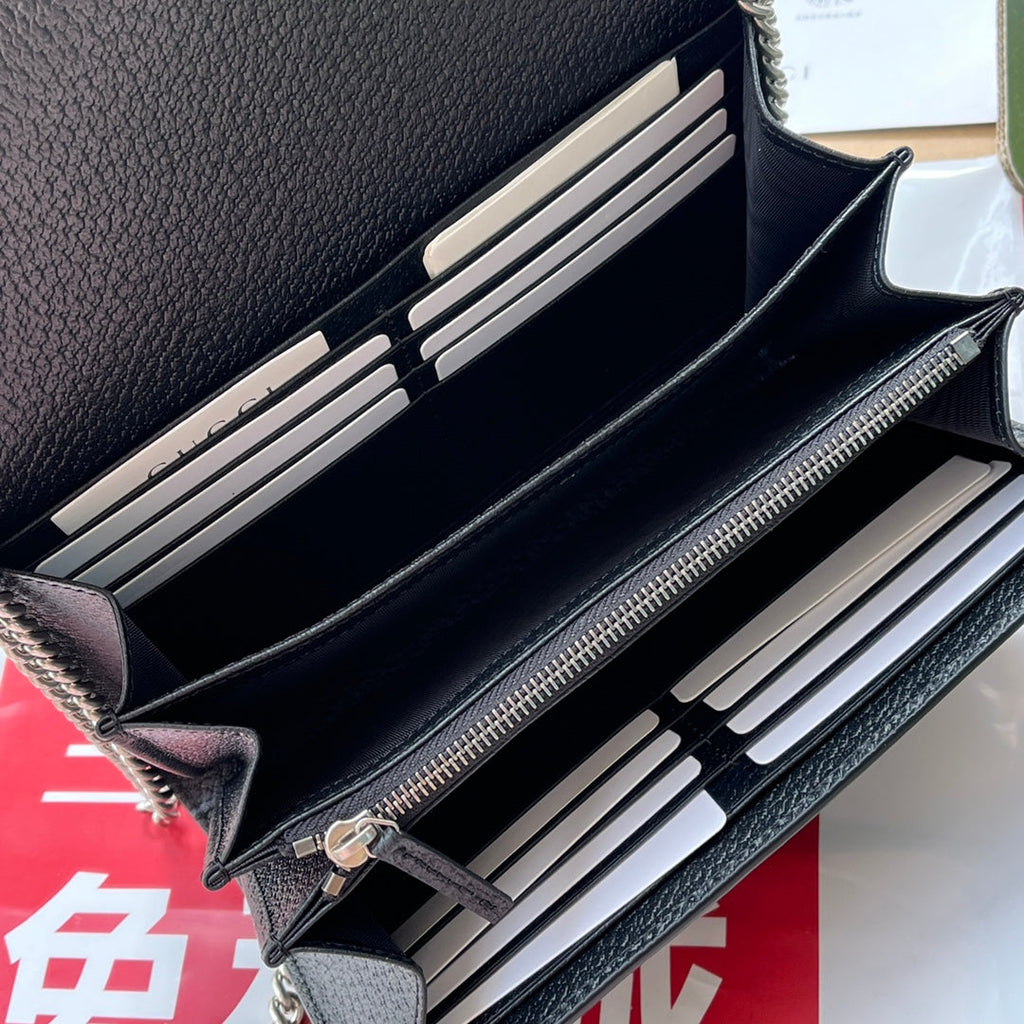 ディオニュソス ショルダーバッグ 20 ブラックイエローデニム＆ブラックカーフスキントリム シルバー金具