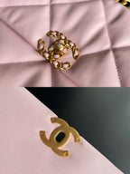 19 フラップバッグ 30 ピンクゴートスキン