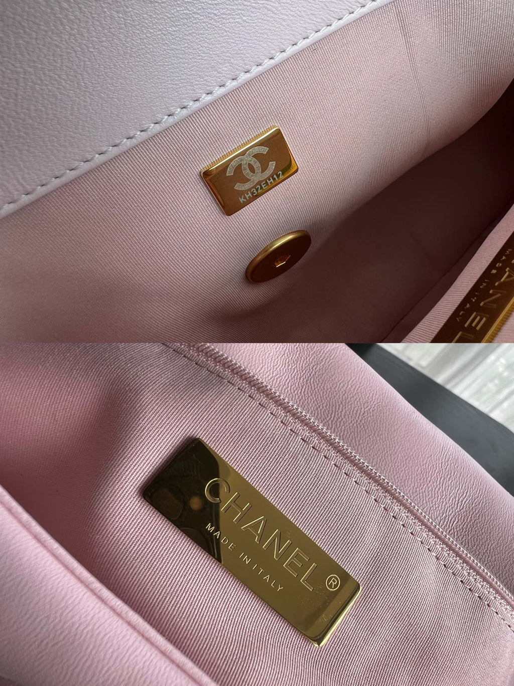 19 フラップバッグ 30 ピンクゴートスキン