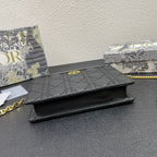 CARO ポーチ 19 バッグ（ブラックカーフスキン）