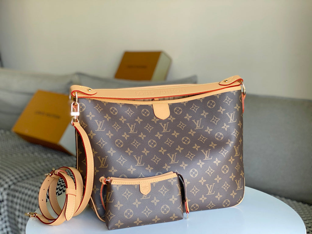LV 25S グレースフル 46インチ ブラウン モノグラム キャンバス レザートリム ゴールド金具