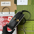 GGxADIDAS OPHIDIA SHOULDER BAG 22 IN BLACK AND WHITE CALFSKIN