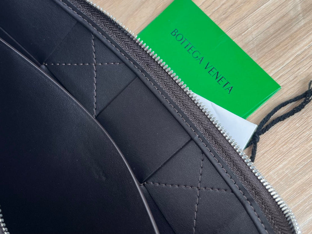 ラージカセットポーチ 35インチ ブラックカーフスキン