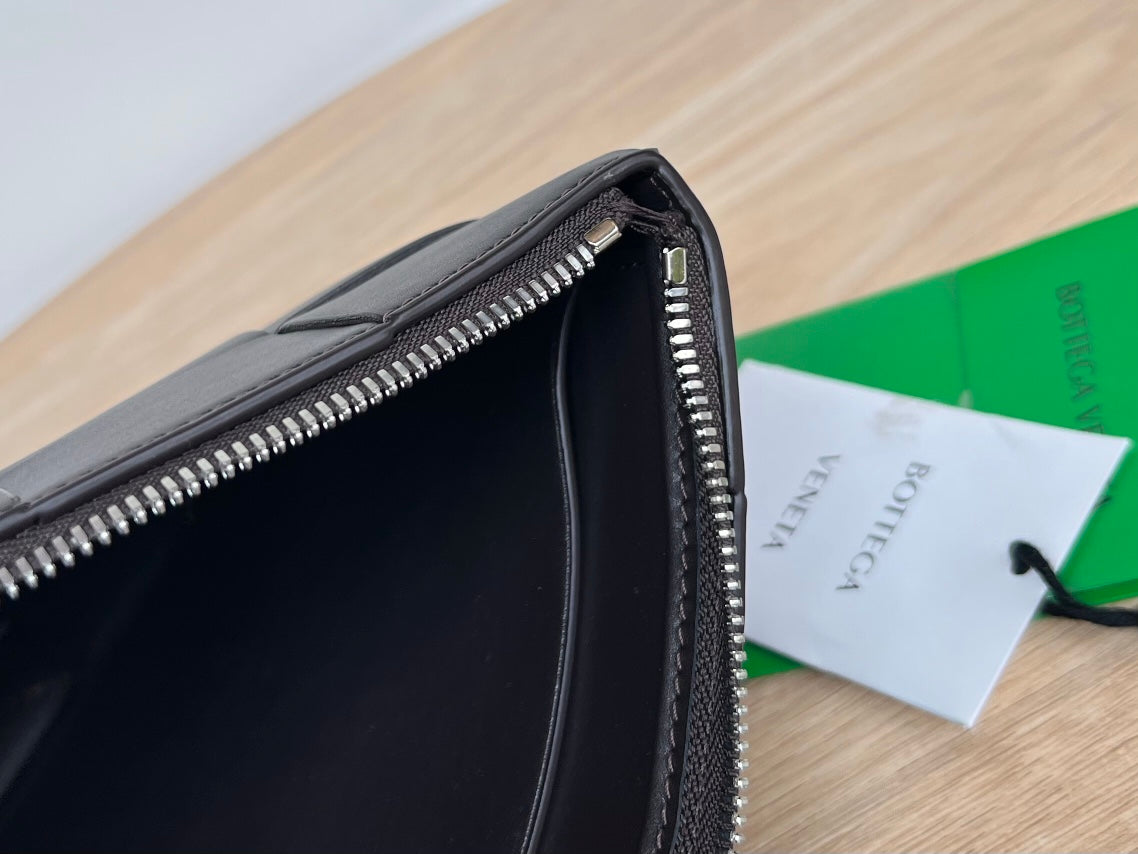 ラージカセットポーチ 35インチ ブラックカーフスキン