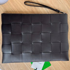 ラージカセットポーチ 35インチ ブラックカーフスキン