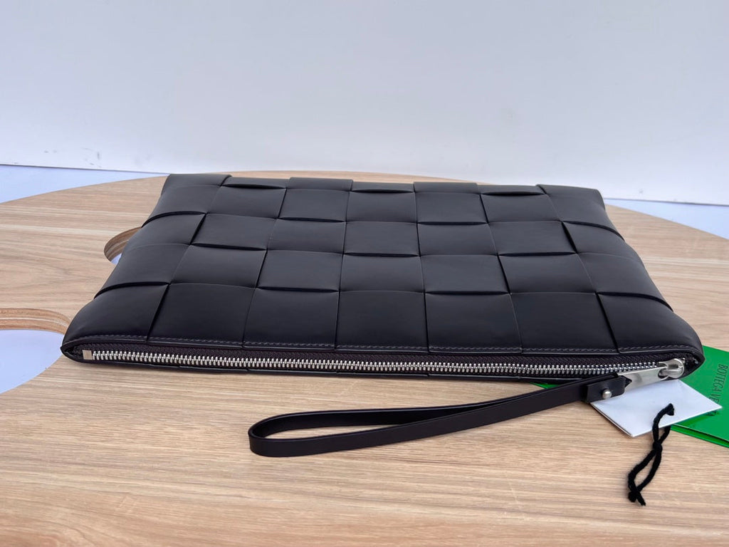 ラージカセットポーチ 35インチ ブラックカーフスキン