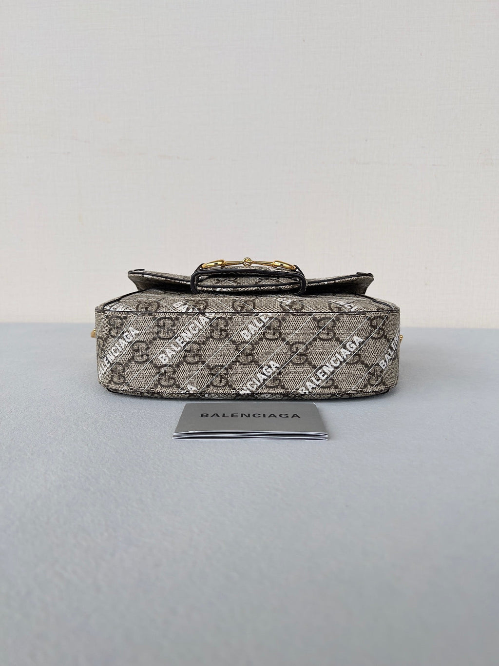 GGミニ25プリントサドルバッグ（エイクルベージュキャンバス）