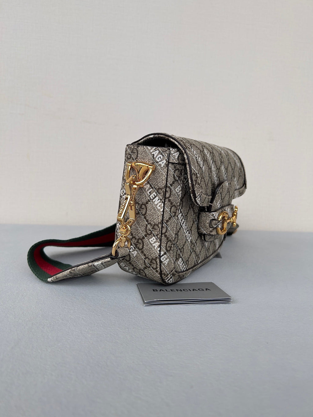 GGミニ25プリントサドルバッグ（エイクルベージュキャンバス）