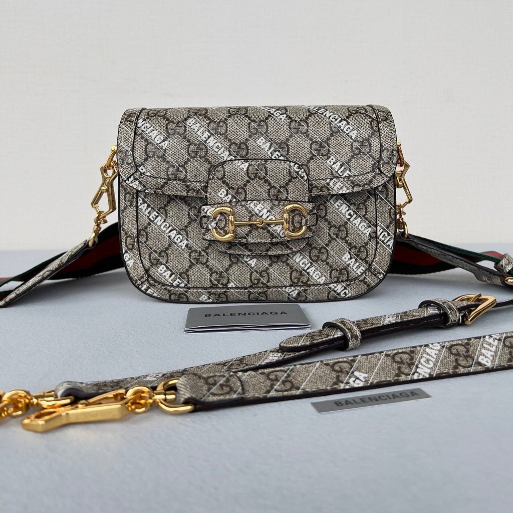 GGミニ25プリントサドルバッグ（エイクルベージュキャンバス）