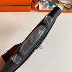 ケリーカット 31 ブラックカーフスキン、シルバー金具