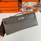 ケリーカット 31インチ ウッドブラウンカーフスキン シルバー金具