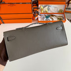 ケリーカット 31インチ ウッドブラウンカーフスキン シルバー金具