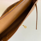 KELLY CUT 31 IN BRONZE BROWN CALFSKIN WITH GOLD HARDWARE