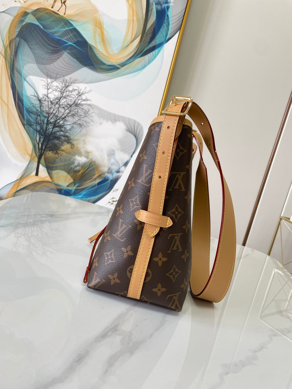 キャリーオール PM 29 ブラウンベージュ モノグラム キャンバス