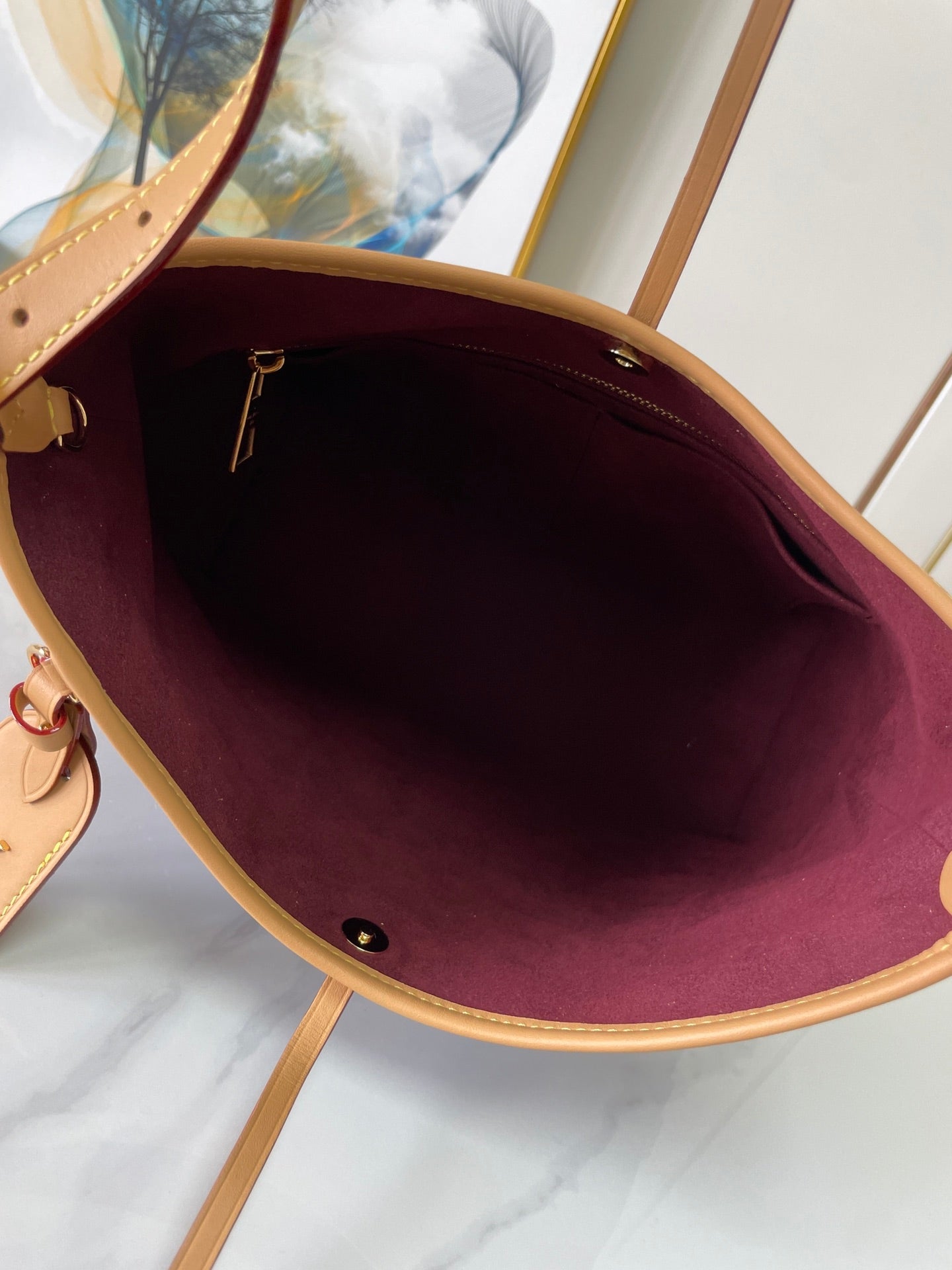 キャリーオール PM 29 ブラウンベージュ モノグラム キャンバス