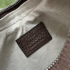 アタッシュ ミニバッグ 23 ベージュGG＆ブラウントリムカーフスキン