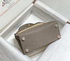 KELLY MINI 20 BAG IN LIGHT BROWN CALFSKIN WITH GOLD HARDWARE (MADE-TO-ODER)