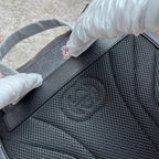 タイガープリント ミディアム バックパック 43 ブラック キャンバス＆レザートリム