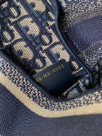 スモール ディオールキャンプ バッグ 23 オブリーク ブルー エンブロイダリー