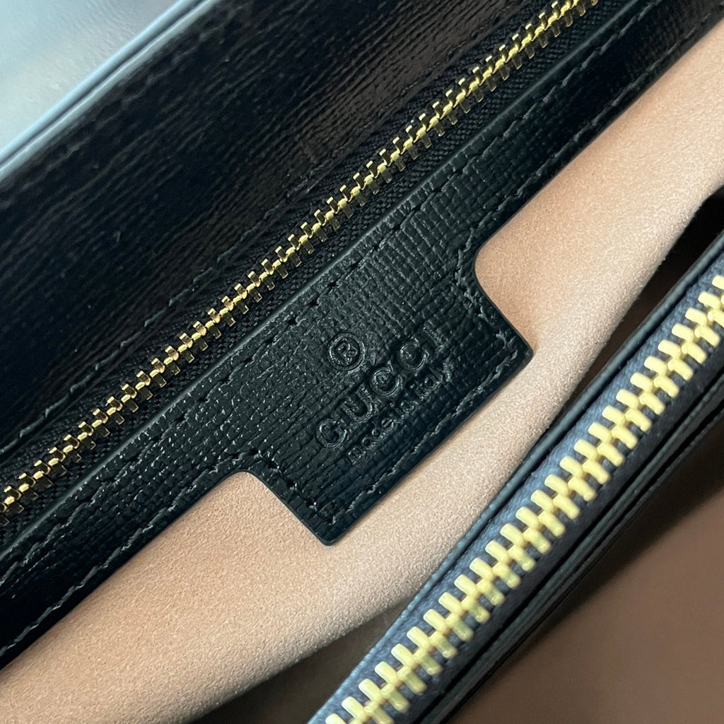 ホースビット 1955 ミディアム トップハンドルバッグ 29インチ ブラック カーフスキン ゴールド金具