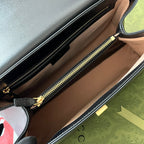 ホースビット 1955 ミディアム トップハンドルバッグ 29インチ ブラック カーフスキン ゴールド金具