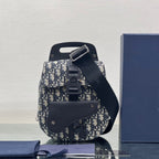 ギャロップ スリングバッグ 27 ベージュミックスブラック オブリークジャカード＆カーフスキン