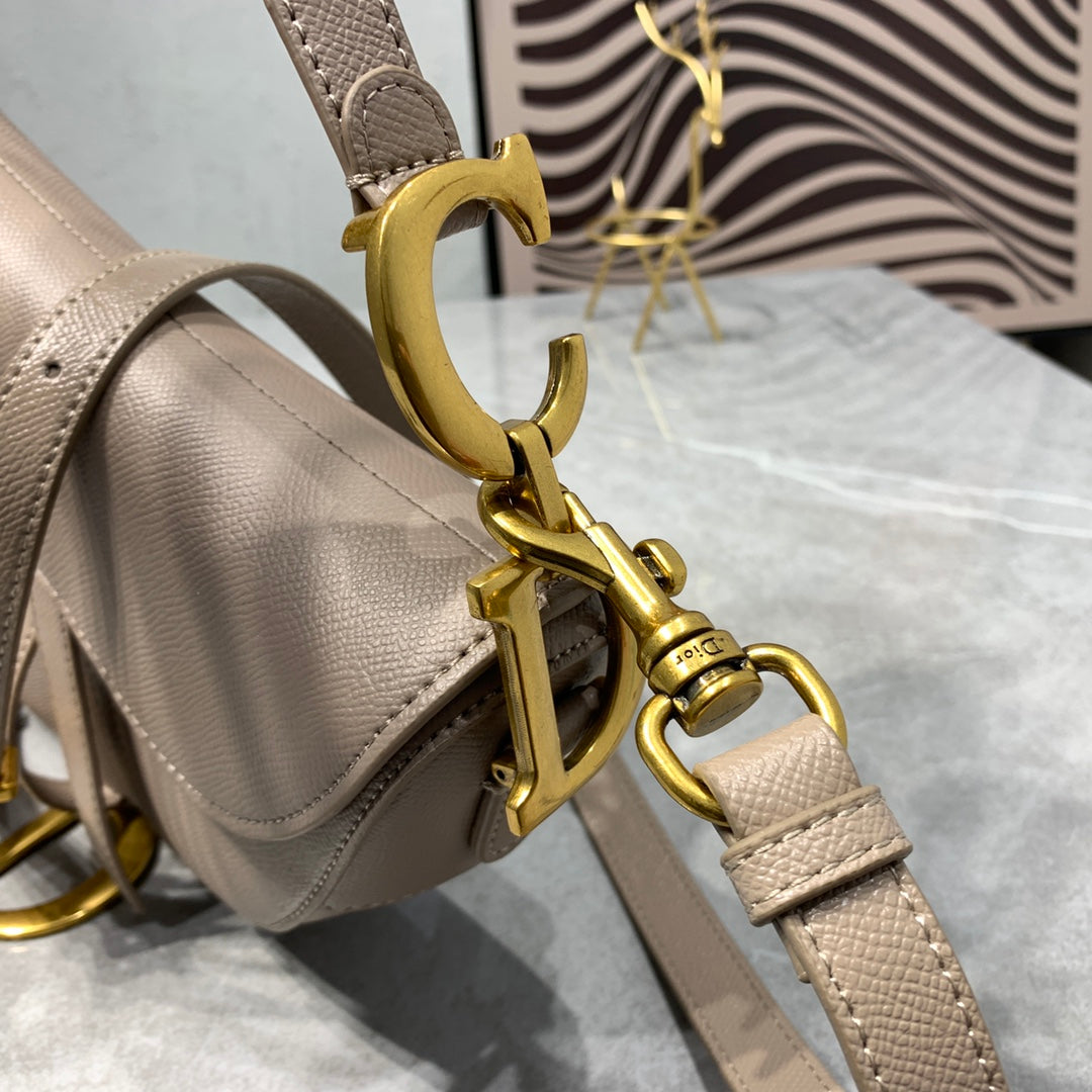 CDサドルバッグストラップ ウォームトープ グレインブラウンカーフスキン