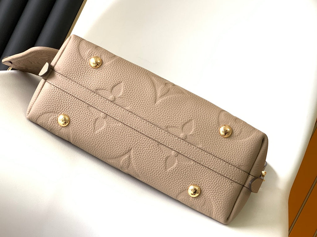 キャリーオール PM 29 ベージュ モノグラム グレインカウハイドレザー