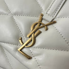 LE 5 À 7 HANDBAG 24 IN WHITE LAMBSKIN