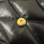 LE 5 À 7 HANDBAG 24 IN BLACK LAMBSKIN