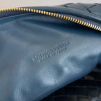 MINI JODIE 23 IN STEEL BLUE LAMBSKIN