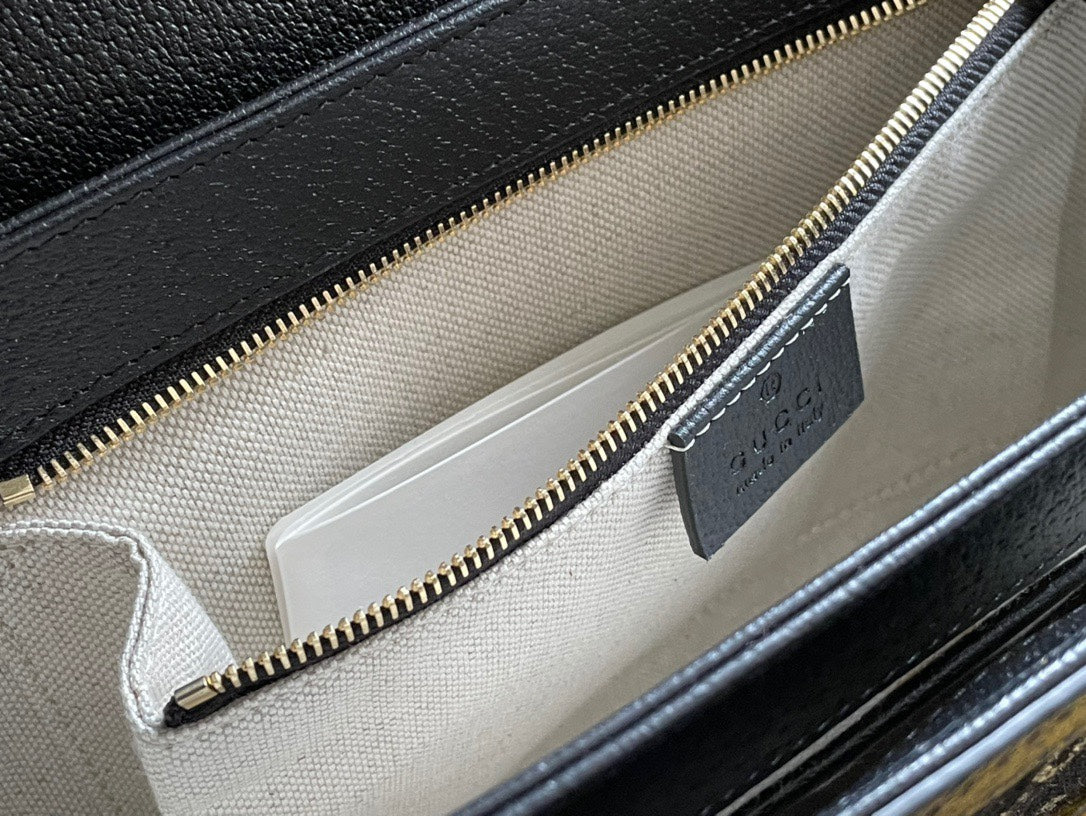 GGホースビット 1955 サドルバッグ 25 ブラックキャンバス＆カーフスキン