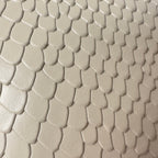 LE 5 À 7 HANDBAG 24 IN SNAKE PATTERN WHITE CALFSKIN