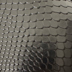 LE 5 À 7 ハンドバッグ 24インチ スネークパターン ブラック カーフスキン