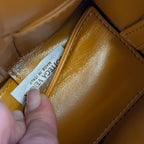 CANDY ARCO TOTE 20 IN RAW SIENNA SOFT LAMBSKIN