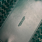 MINI CABAT 20 IN KAITOKE GREEN LAMBSKIN