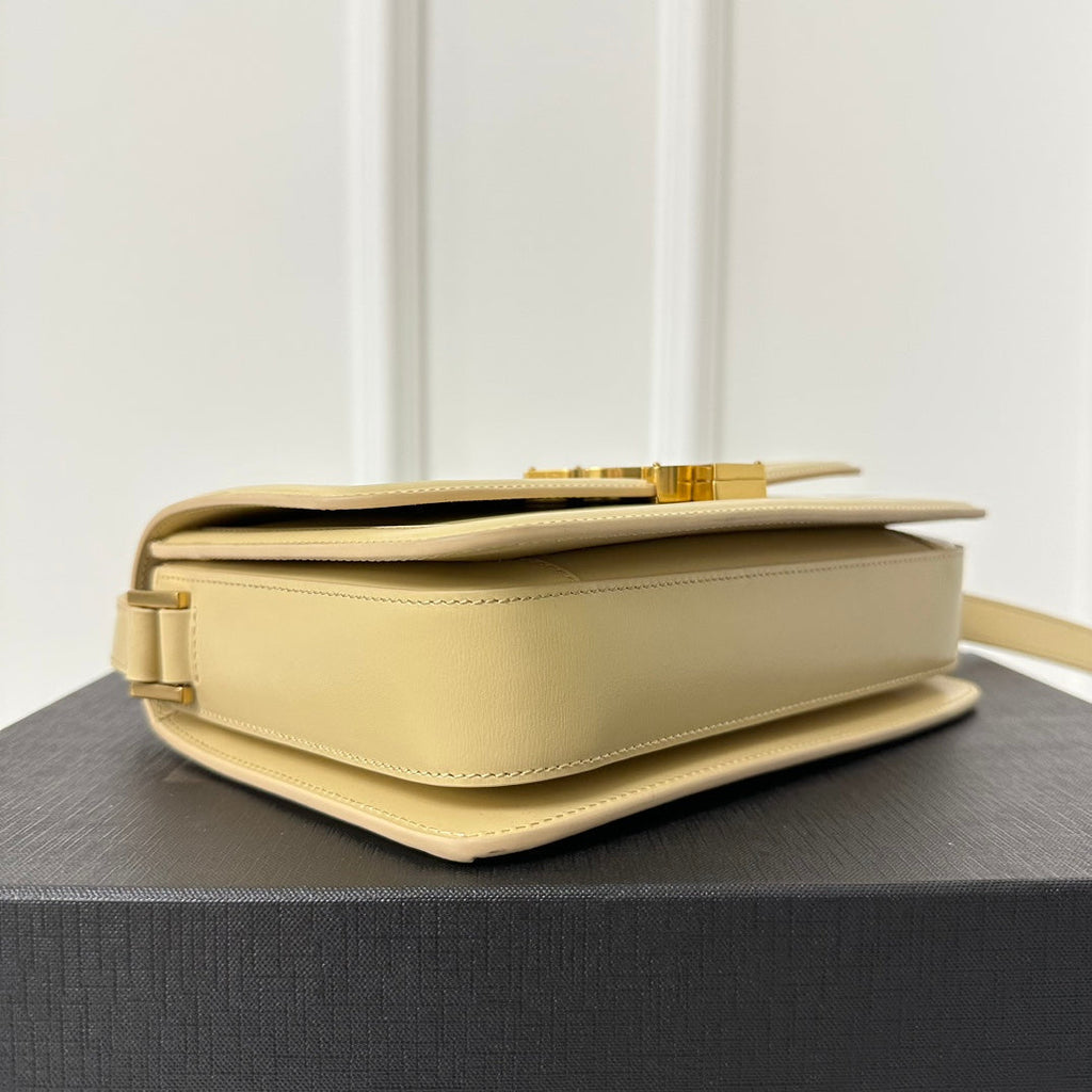 ソルフェリーノ 23 サッチェル イン ボックス ベージュ クリーム カーフスキン