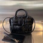 キャンディ アルコ トートバッグ 20 ブラック ソフトラムスキン