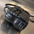 キャンディ アルコ トートバッグ 20 ブラック ソフトラムスキン