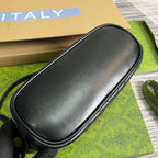 GGマーモント スモール 23 ハンドバッグ（ブラックカーフスキン）