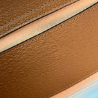 ダイアナ ミディアム トートバッグ 27インチ ブラウン カーフスキン バンブーハンドル