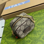 GGスーパーミニ 3ボックスバッグ（ベージュキャンバス）