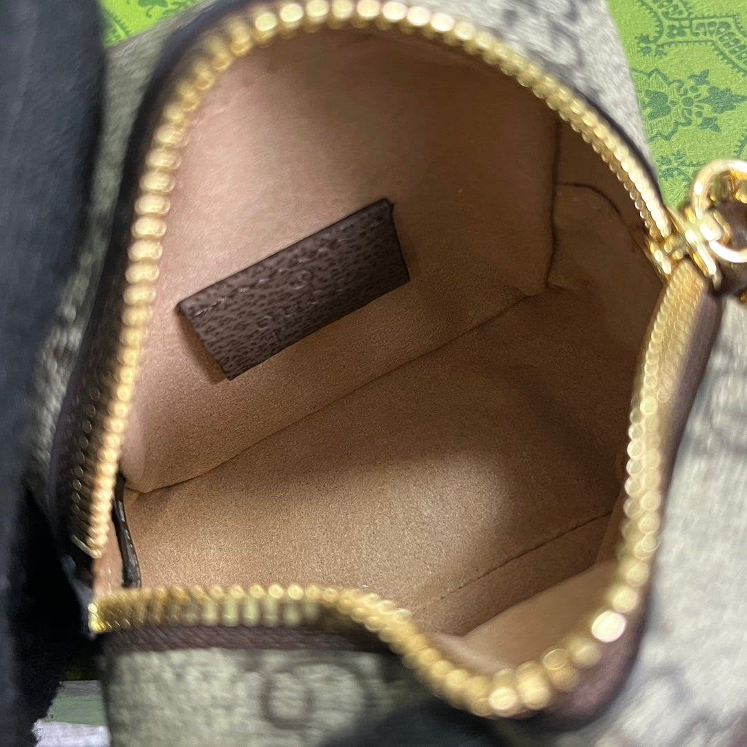 GGスーパーミニ 3ボックスバッグ（ベージュキャンバス）