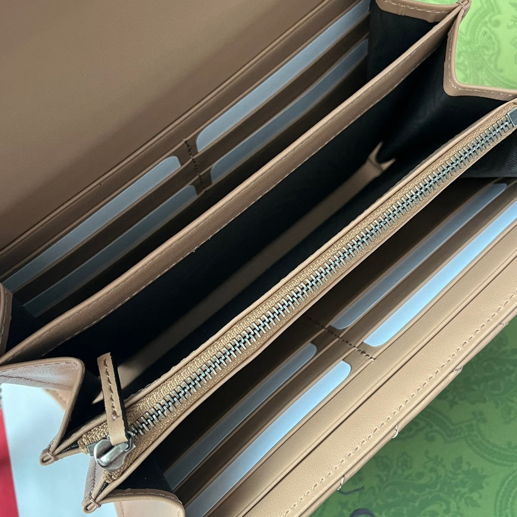 マーモント キルティングハンドバッグ 20 ベージュカーフスキン