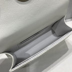 23P フラップバッグ 19cm ホワイトキャビア ゴールド金具