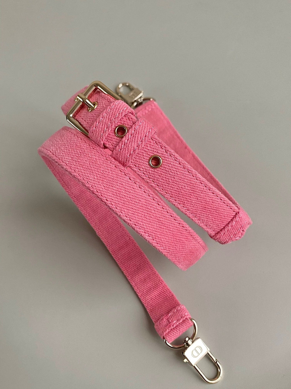 D-JOY BAG 22 IN HOT PINK MACROCANNAGE DENIM